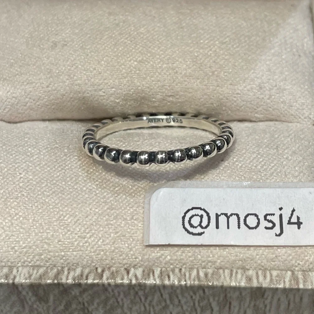 Retired James Avery Beaded Ring - Picture 5 of 5
